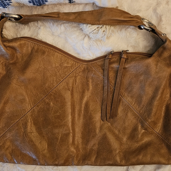 HOBO Tan Leather Shoulder Bag - Picture 1 of 12